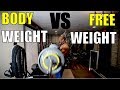 BEST BICEP BUILDER? Body Weight vs. Free Weight (Muscle Size)