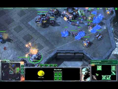 1-Base Elevator Siege Rush - TvT - Starcraft 2