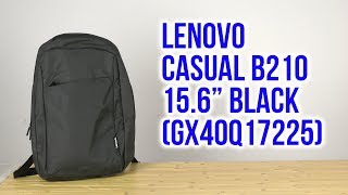 Lenovo 15.6" Laptop Backpack B210 Green-ROW (GX40Q17228) - відео 1