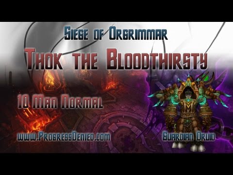 Progress Denied vs Thok the Bloodthirsty Normal - Guardian Tank PoV