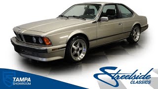 Video Thumbnail for 1989 BMW 635CSi