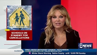 Schools on standby for cancellations
