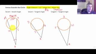 Section 10.5 Angle Arc Relationships