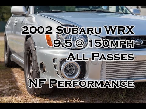 2002 Subaru WRX | 9 Sec 1/4 Mile Passes | PTE 6766 | IAG Closed Deck | NF Performance