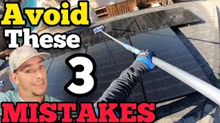 3 mistakes i made starting my solar panel cleaning business