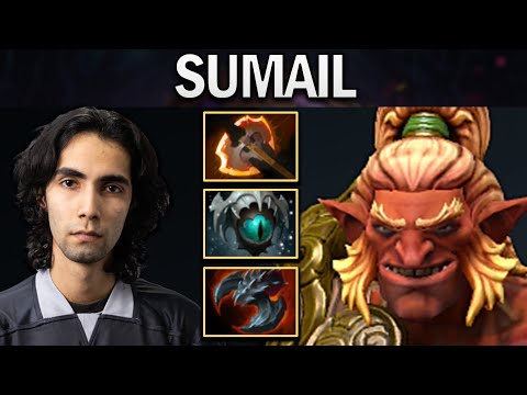 SUMAIL TROLL WARLORD WITH 1000 GPM & XPM - DOTA 2 7.27 GAMEPLAY