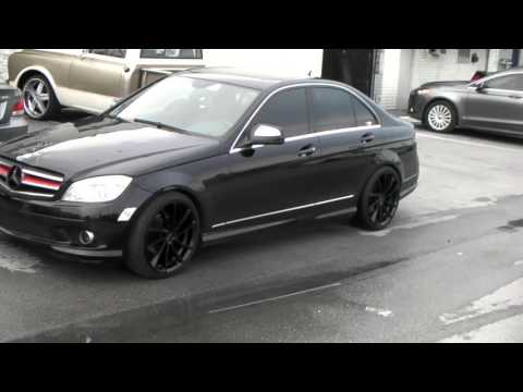 877-544-8473 KMC KM691 Spin All Black Wheels 2010 Mercedes C-Class Review Free Shipping