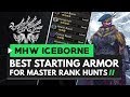 Monster Hunter World Iceborne | Best Starting Armor for Master Rank