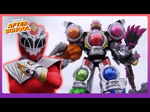 Unleashing the Cosmic Fury Megazord⚡️ Power Rangers Cosmic Fury | Netflix Family