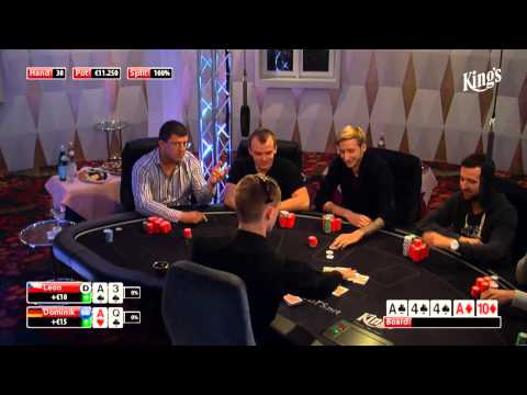 CASH KINGS E24 1/3 - DE - NLH 5/10 ante 5 - Live cash game poker show - Leon Tsoukernik