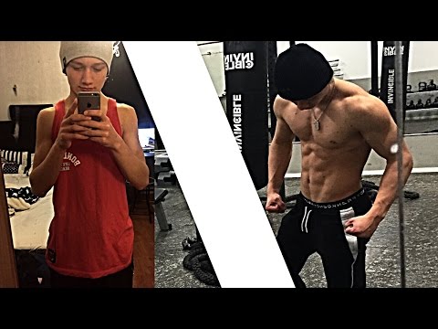 ONE YEAR NATURAL Body Transformation (!!!) 16-17yrs | Jesper Forstén