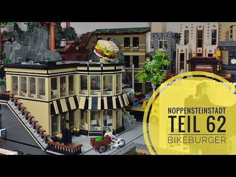 Noppensteinstadt - Teil 62 Bike Burger wird fertig // BlueBrixx Lego