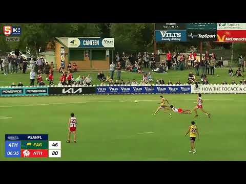 Rd 1 SANFL Snapshot - Eagles' Mitch Hardie with an outstanding goal assist