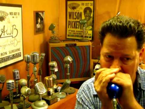 Custom 60s Shure 707A Controlled Magnetic Bullet Mic with Volume Control for Harp Vocals