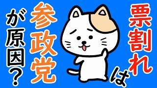票割れは参政党が原因？