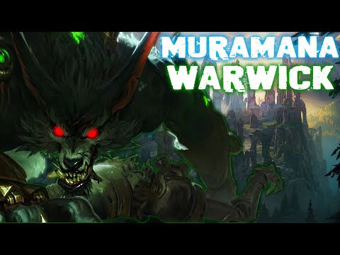 NEW BUILD!!! Muramana Warwick TOP - League of legends