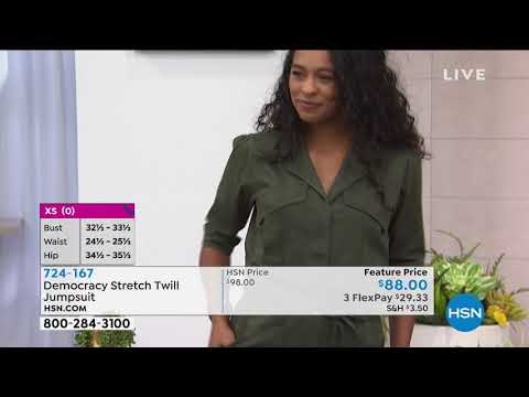 Democracy Stretch Twill Jumpsuit