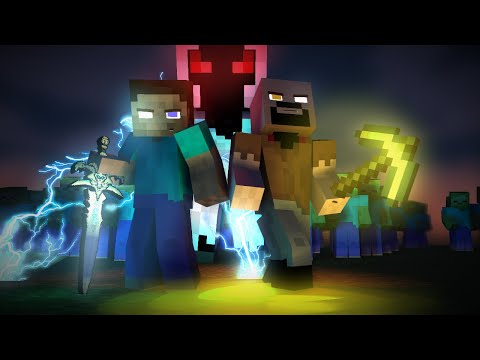 Boom Knights - Nightmare (Minecraft Fight animation)