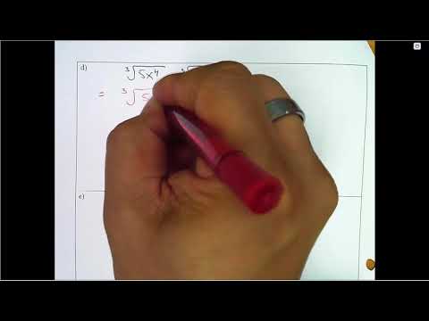 Math203Packet15VideoSimplifyingRadicals