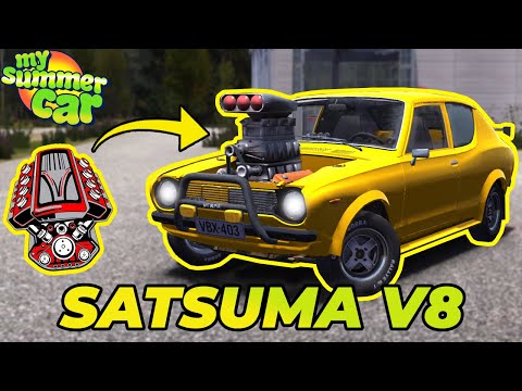 SATSUMA V8 - ENGINE SWAP MOD! | My Summer Car #180
