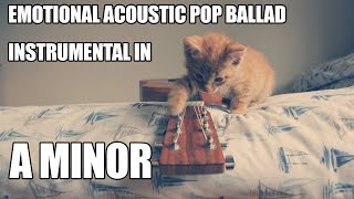 Emotional Acoustic Pop Ballad Instrumental In A Minor