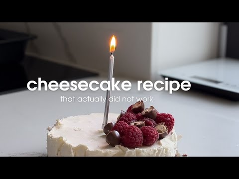 i did my best, but i failed: my boyfriend's birthday cheesecake disaster | imperfect recipe