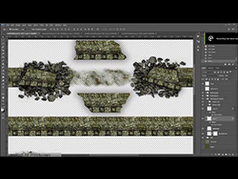 BattleMap Tutorial Castle Wall Collapsed