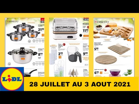 ARRIVAGE LIDL - 28 JUILLET AU 2 AOÛT 2021 - CATALOGUE PROMOTIONS
