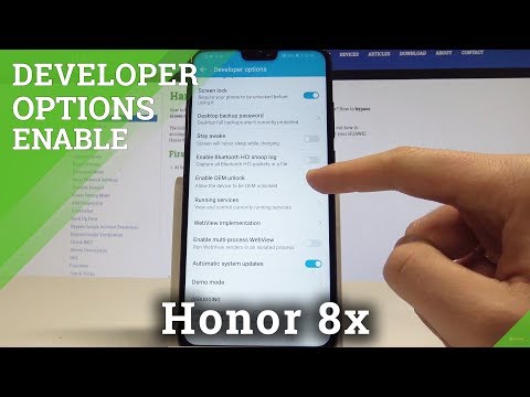 How to Enable Developer Options on Honor 8x - Allow OEM Unlocking