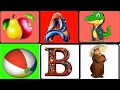 ABC Phonics Songs Wit Sounds For Children Alphabetic Animals Song With Single Words For Each Letter