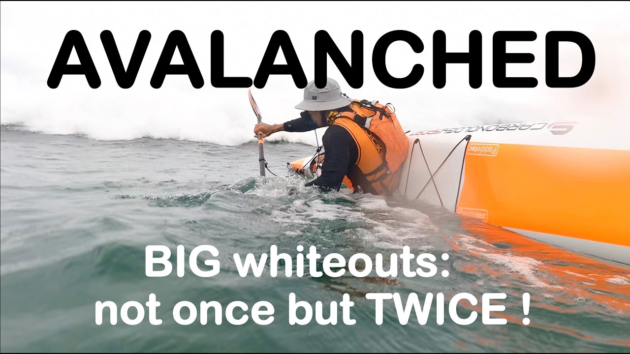 Surfski AVALANCHE with custom surf ski leash