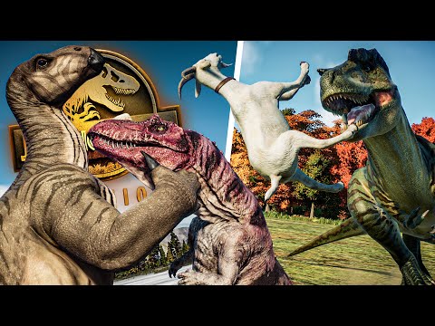 SOME OF THE BEST ANIMATIONS!! FIGHTS, KILLS, INTERACTINGS! - Jurassic World Evolution 2