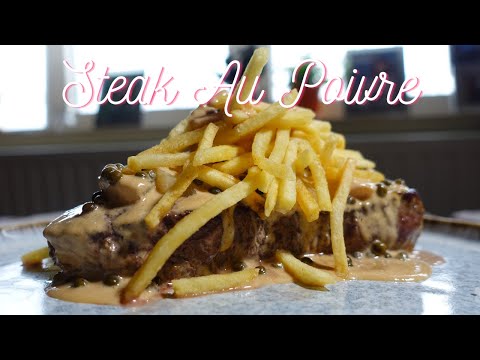 The Most Delicious Pepper Steak | Belgian Steak Au Poivre