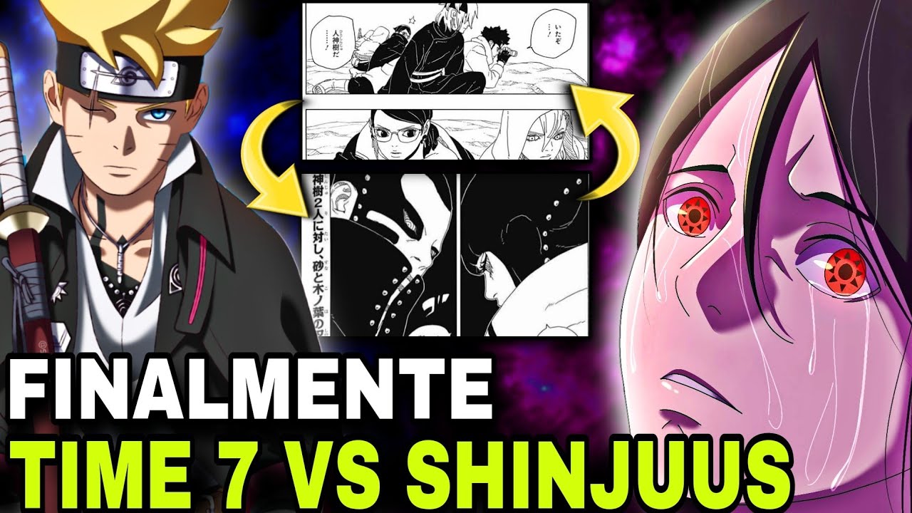 BOMBAAA!! TIME 7 CONTRA OS SHINJUUS NO PAIS DO VENTO AGORA NO PRÓXIMO CAP  BORUTO TBV