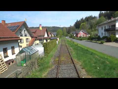 Führerstandsmitfahrt Rodachtalbahn / Von Steinwiesen nach Dürrenwaid / Diesmal mit Dieselsound