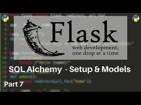 Flask Tutorial #7 - Using SQLAlchemy Database