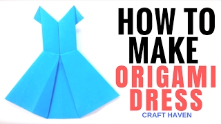 How to Make Origami Dress - Easy Tutorial for Begi
