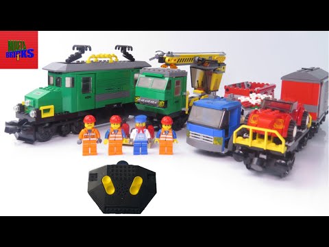 Lego City 7898 Cargo Train Deluxe Speed Build