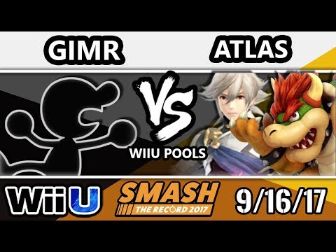 STR 2017 Smash 4 - VGBC | GimR (Game & Watch)  Vs CHG | Atlas (Bowser, Corrin) - Smash Wii U