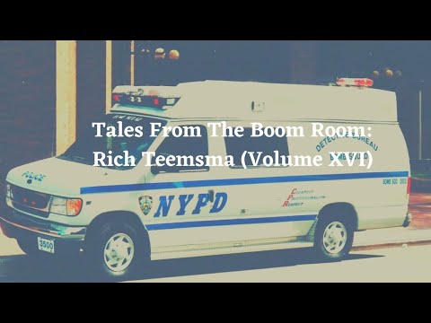 Episode 129: Tales From The Boom Room: Rich Teemsma (Volume XVI)