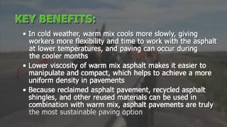 2013 NOVA Award Winner    Warm Mix Asphalt