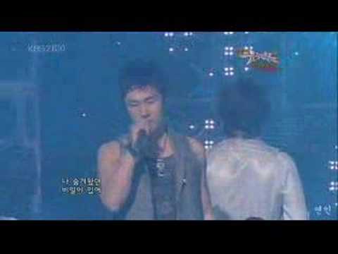 080606 musicbank DONGWAN&ANDY PROPOSE+秘密 andy,junjin dongwan