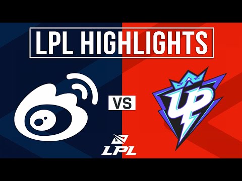 WBG vs UP Highlights ALL GAMES| LPL 2025 Split 1 | Weibo Gaming vs Ultra Prime