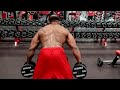 GET A SEXY BACK WITH THIS EXERCISE: DB BENCH ROW superset DECLINE PUSH UPS