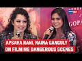 Apsara Rani Naina Ganguly On Filming Dangerous Scenes