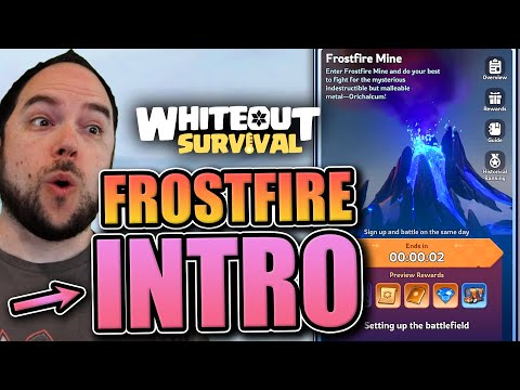 Frostfire Mine Gameplay [super fun pvp game mode] Whiteout Survival