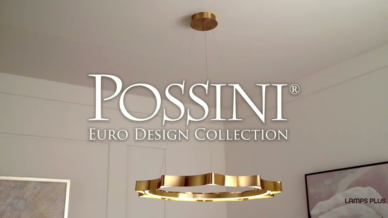Video 1 Watch A Video About the Possini Euro Gearworks Brass LED Ring Pendant Light