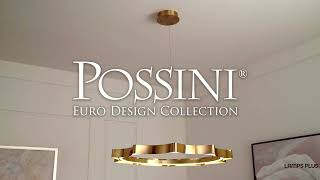 1_Watch A Video About the Possini Euro Gearworks Brass LED Ring Pendant Light