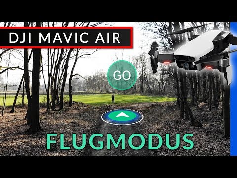 DJI Mavic Air Flugmodi: Active Track, Tap Fly, POI, Cinematic, Stativ [deutsch]