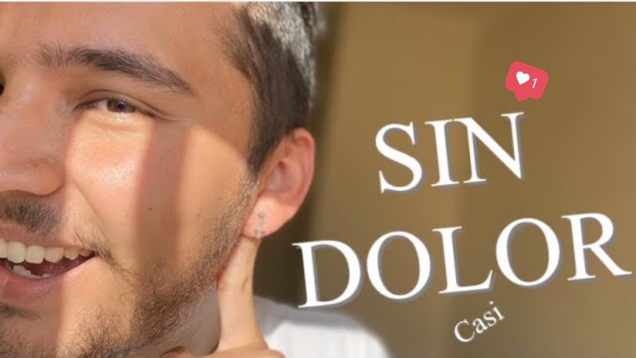 🟢 Como Perforarse La Oreja Sola en Casa sin dolor como hacerse un piercing en la oreja hombre Burbu